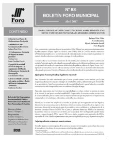 Boletín Foro Municipal #68