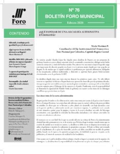 Boletín Foro Municipal #76